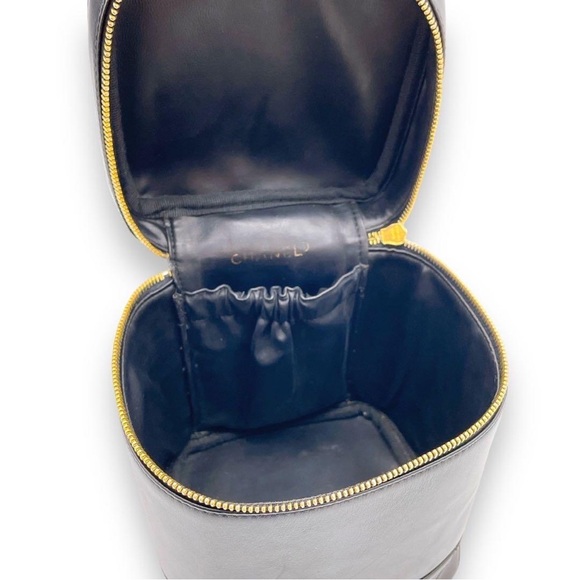 CHANEL Vintage Lambskin COCO Vanity Bag Black 240615N - Picture 4 of 5
